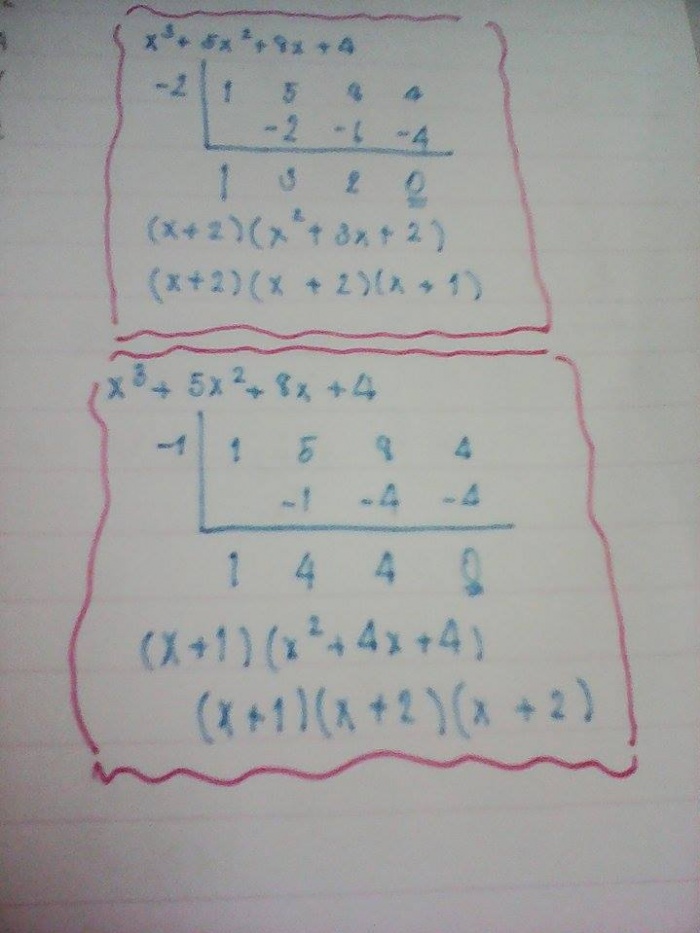 เรื่องการหารสังเคราะห์ค่ะ