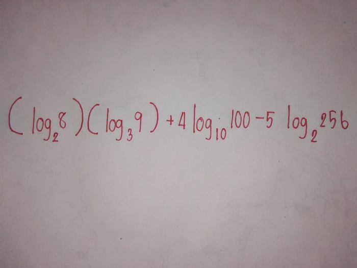หาค่า log ช่วยหน่อยนะคะ
