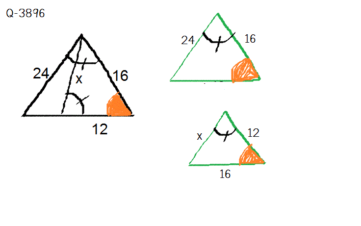 Q-3896 สามเหลี่ยมคล้าย