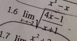 โจทย์ปัญหา ลิมิตของฟังก์ชั่นครับ
