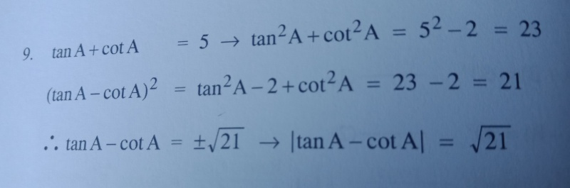 ถามแบบฝึดหัดตรีโกณค่ะ