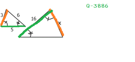 Q-3891 สามเหลี่ยมคล้าย ม.3