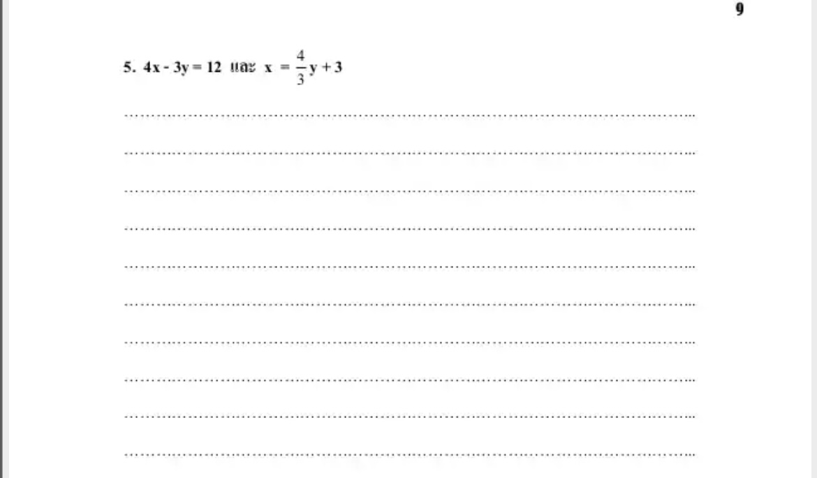 ถามเรื่องสมการเชิงเส้นตัวแปรเดียวครับ