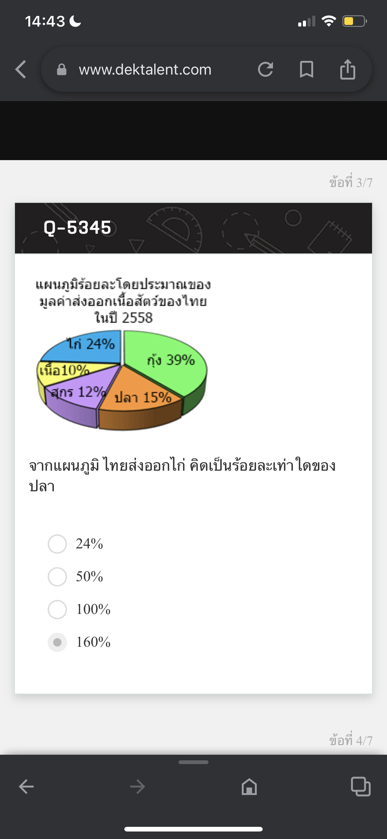 ถามเรื่องแผนภูมิรูปวงกลมครับ