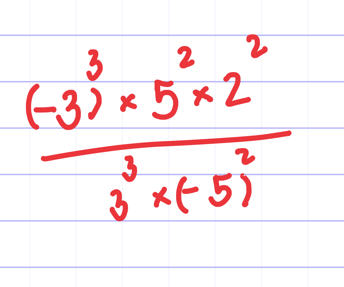 ถามเรื่องยกกำลังฐานติดลบ เลขชี้ก็ติดลบค่ะ