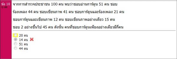 ถามโจทย์เลข คณิต คิดจนหัวแตก