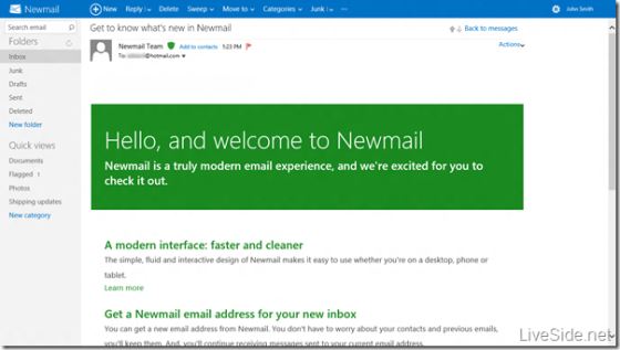 งานเข้า! Hotmail เตรียมเปลี่ยนชื่อเป็น Newmail พร้อมเปลี่ยนหน้าตาใหม่หมด!