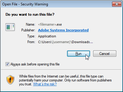 วิธี upgrade Flash Player