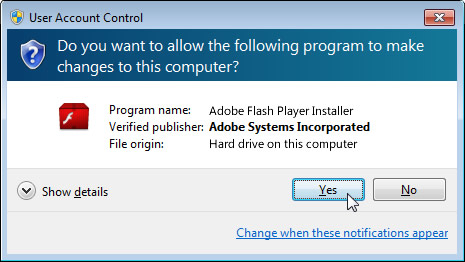 วิธี upgrade Flash Player
